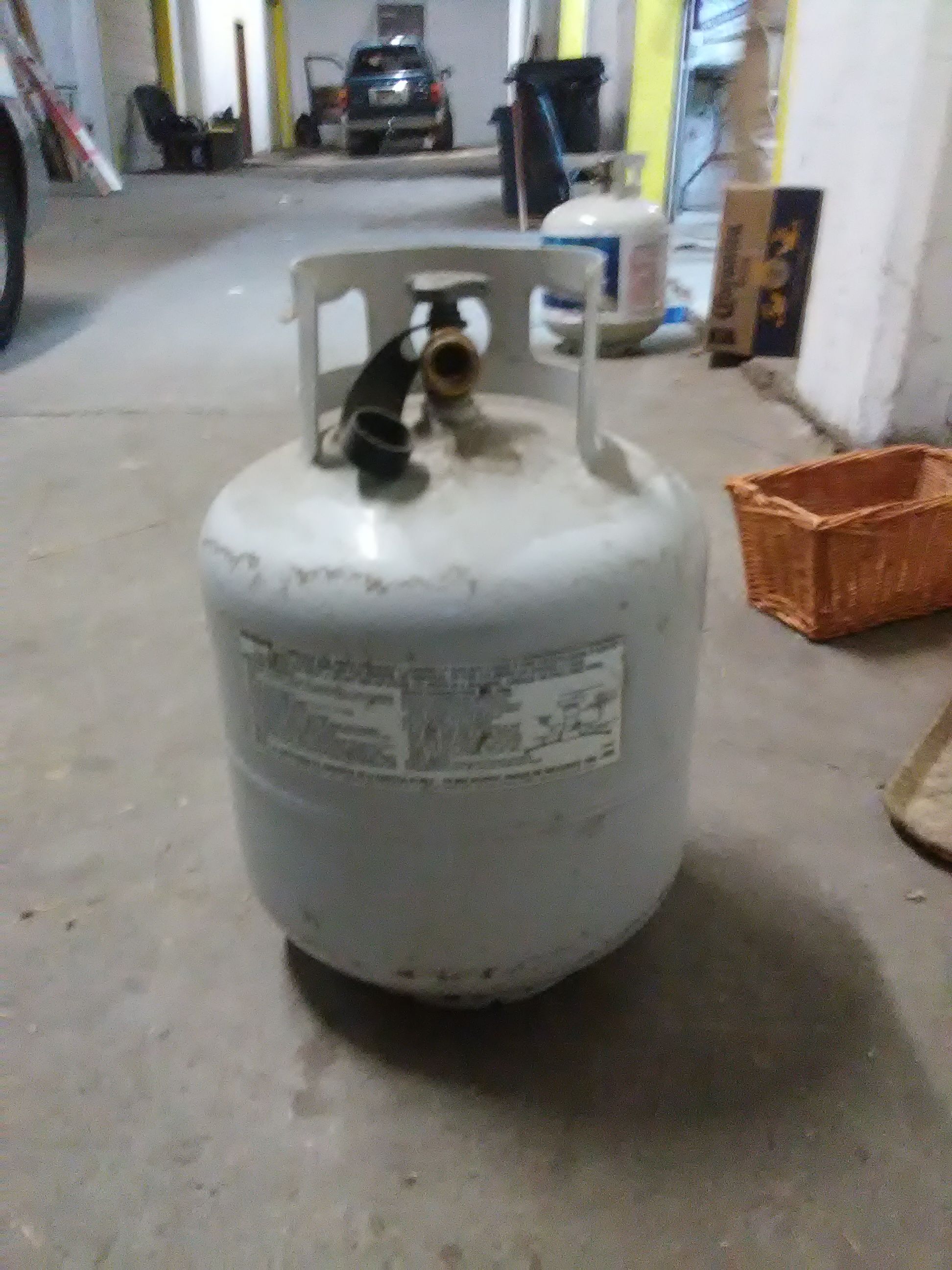 4.5 gal propane tank