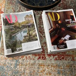 20 Architectural Digest magazines 
