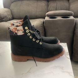 Timberland Classic 6" Waterproof Black Camo 