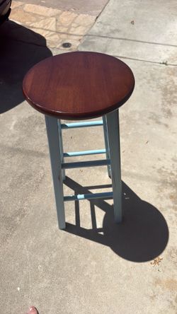 Blue stool