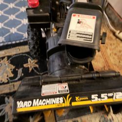 Yard Machine Snow Blower