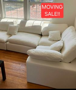 White Cloud Couch Modular Sectional Sofa