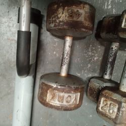 York 45lbs Dumbbell