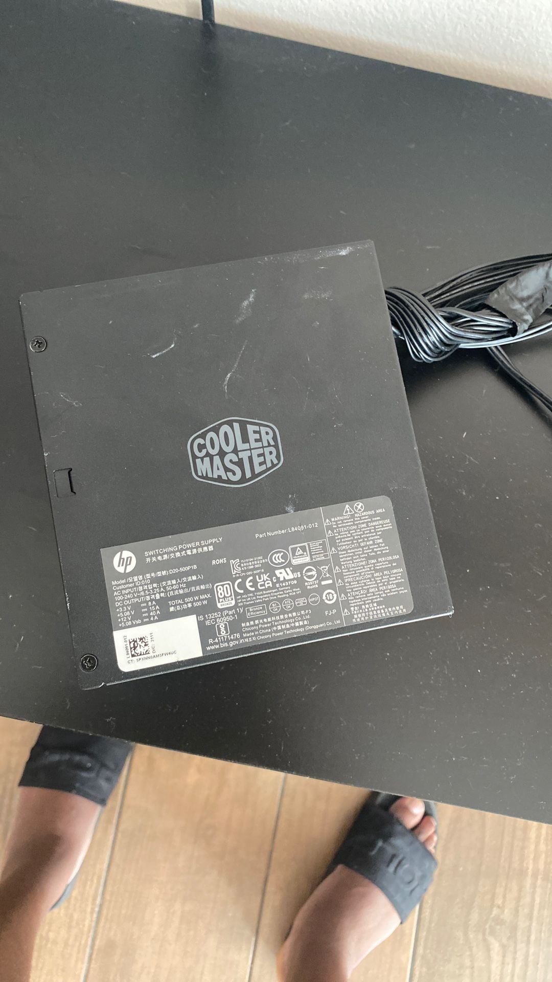 500W Cooler Master PSU