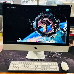 Apple iMac 27” 5K Retina 4Ghz 2017 Core i7 32GB 500GB OS Ventura -Scratch on Glass