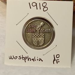 #264 Wosraphalia 1918 Foreign Coin