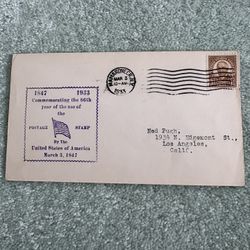 1933 Commemorating The 86Th Year Of The Use Of The Postage Stamp  Mamaroneck NY