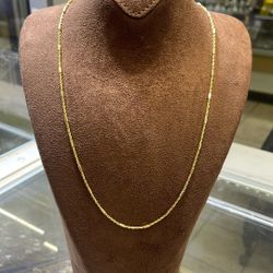 Gold chain, 14 Karat  24 inch # 24618