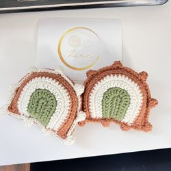 Sonaja Estilo Boho Crochet/ Rainbow Rattle Style Boho Crochet