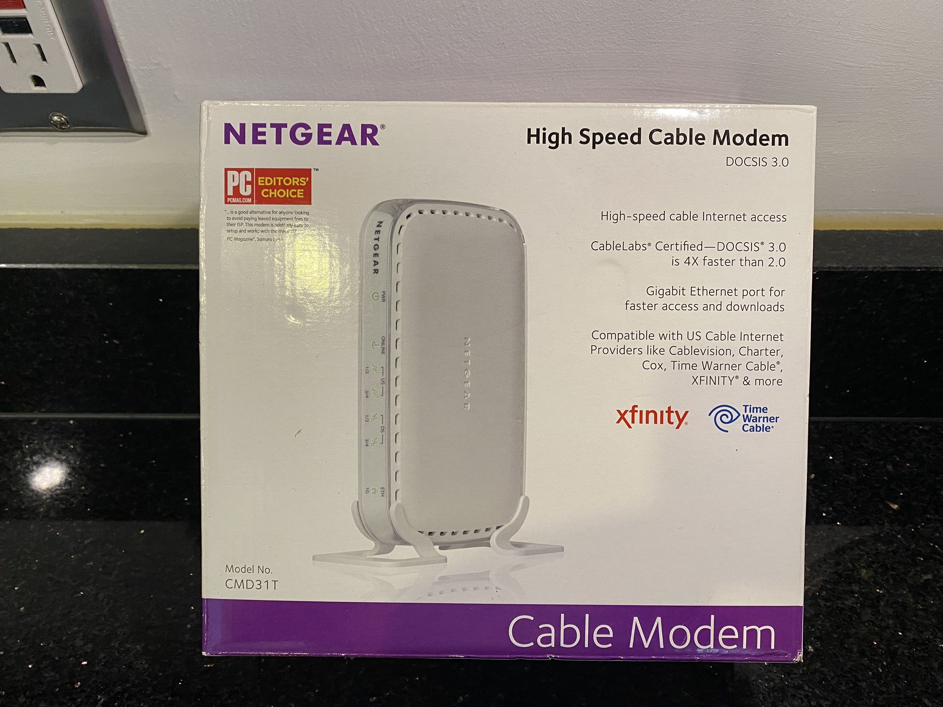 Netgear CMD31T High-Speed DOCSIS 3.0 Cable Modem 