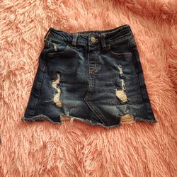 Girls Justice Jean Shorts Skirt 