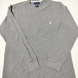 Polo Ralph Lauren Gray Thermal Shirt M