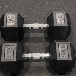 Like new Top Fitness Rubber Dumbbell Set 