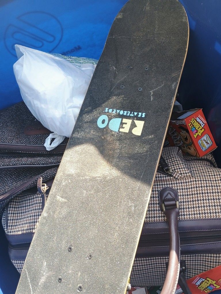 Skateboard Selling It Whoever Wants It Come Get It