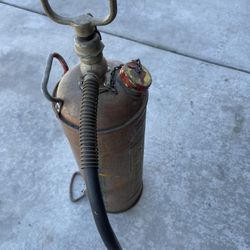 Vintage Copper Fire Extinguishers