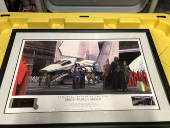 Brand New Signed Wall Decor Star Wars 