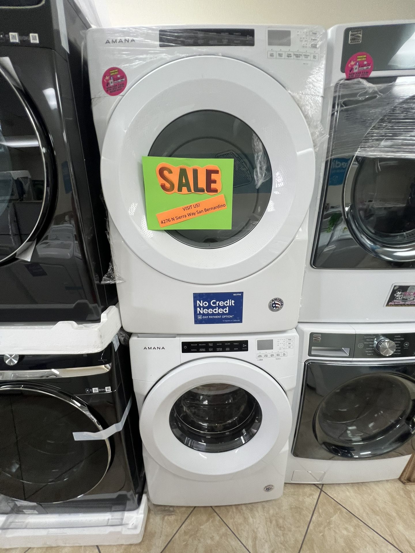 NEW WASHER AND DRYER