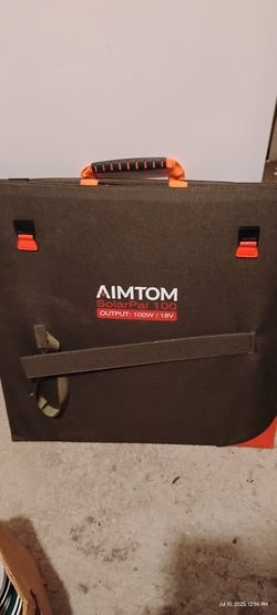Aimtom Solar Panel 100watt And Power Pal Raptor 540wh From Aimtom