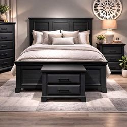 California King Bed , Underbed Drawer