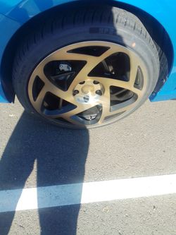 19,5 Brand New Jnc Bronze Rims