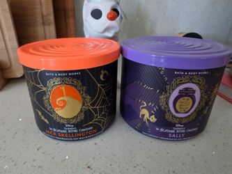 Nightmare before christmas candles bath and body works