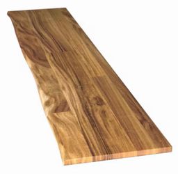 10 ft. L x 25 in. D Finished Saman Solid Wood Butcher Block