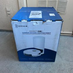 ECOVACS DEEBOT NEO+ Robot Vacuum & Mop with Auto-Empty Station in White