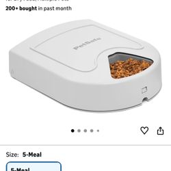 5 Meal Pet Feeder Dog And Cat Battery operated 