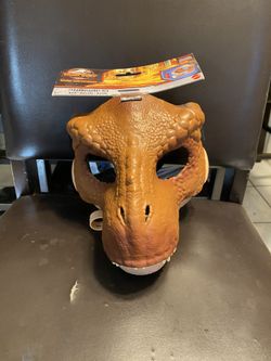Mattel Jurassic World Tyrannosaurus Rex Mask Moveable  New