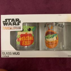 Star Wars Mandalorian Baby Yoda Fall Mug Set