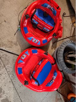 Marvel Spider-Man Spidey ImaginAir 6V Powered Ride-On Bumper Car with Inflatable Character