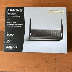 LinkSys AX6000 Brand New In Box