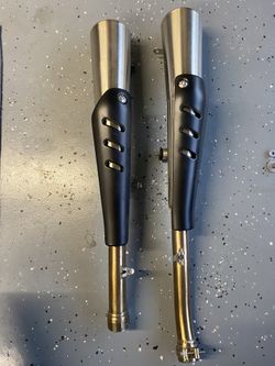 2022 Triumph Scrambler 900 Stock Exhaust.