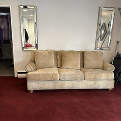 Couch Pulls Out Into Bed Two Piece Set