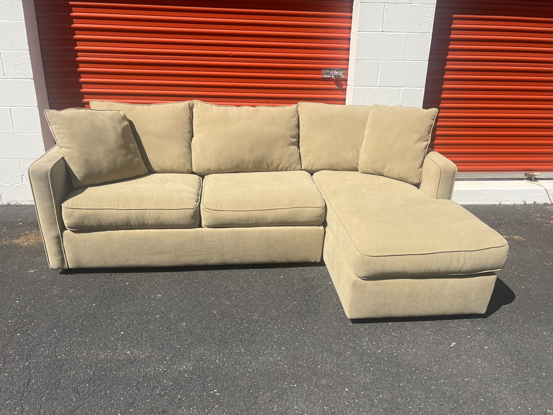 Sleeper sectional couch sofa