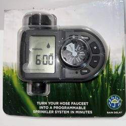 Orbit 1 - Outlet Programmable Hose Watering Timer Sprinkler Timer 