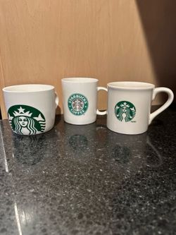 Starbucks Mermaid Mugs Set of 3
