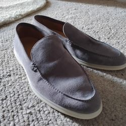 Scarosso shoes loafers in gray  comfortable  45 Italy , 11 us size