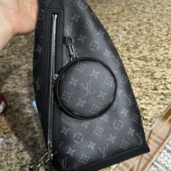 Louis Vuitton Duo Zipper Sling Bag 