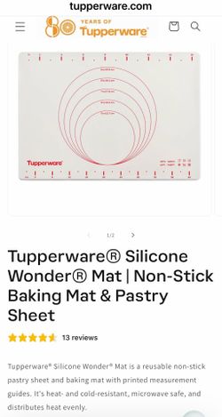 Tupperware Silicone Wonder Mat baking mat.