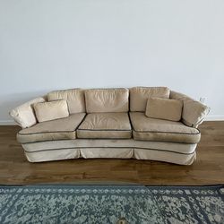 Vintage crescent sofa