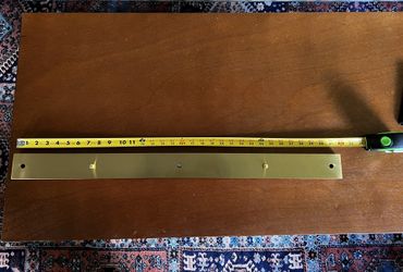 Gold Color Ceiling Plate For Three Lights 32”