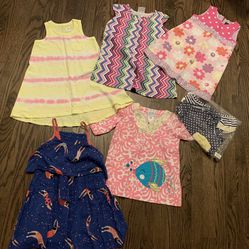 Girls Size 4 And 5 Summer Lot