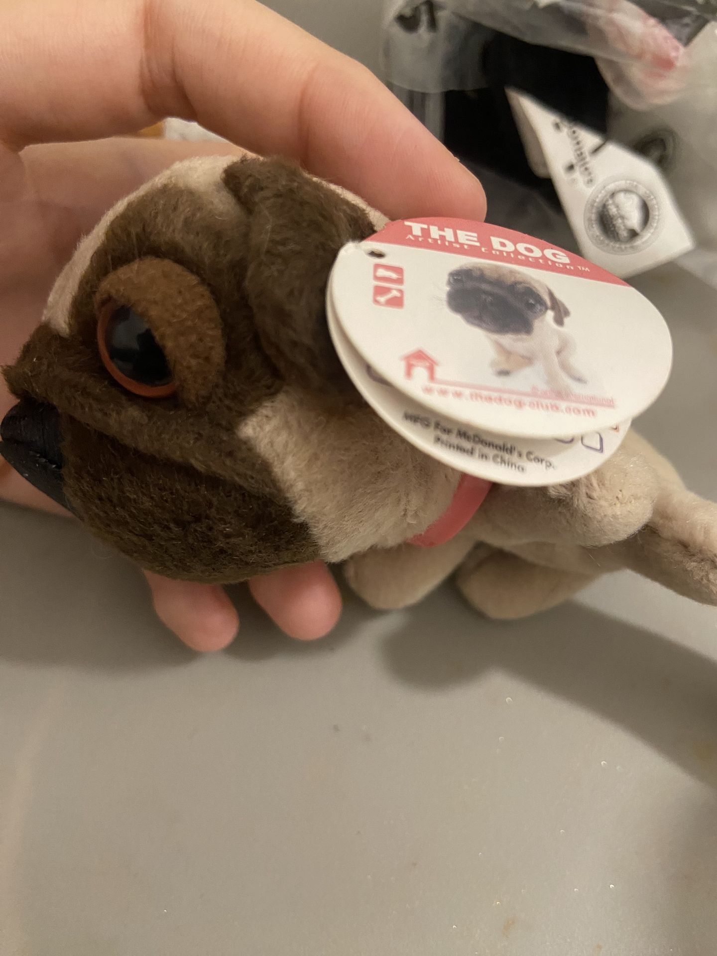 McDonalds THE DOG Happy Meal Plush Toy - Pug 2004