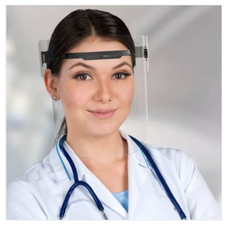 NEW surplus reusable all plastic face shield mask shields masks personal protective equipment PPE