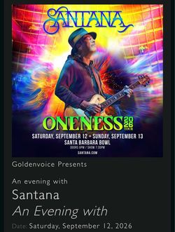 SANTAN SANTA BARBARA BOWL