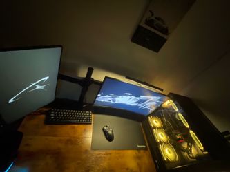 Gaming pc full gaming setup pcNOT A SCAM best offer it’s negotiable selling  THE WHOLE THING