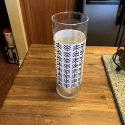 Beautiful decorative glass vase