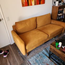 Burnt Orange Sofa For Sale