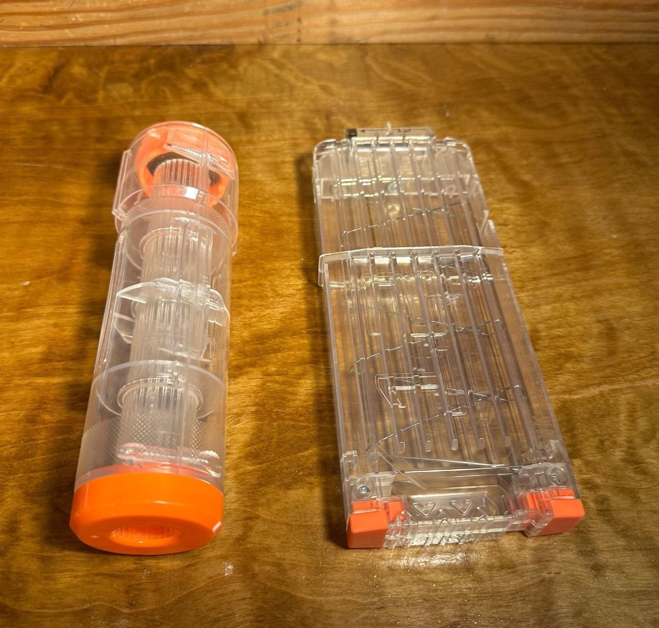 Nerf Evader Modulus Ghost Ops Dart Gun Lights Barrel and Mag Only